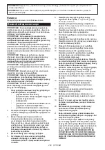 Preview for 250 page of Makita MW001GZ Instruction Manual