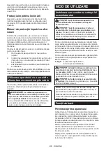 Preview for 265 page of Makita MW001GZ Instruction Manual