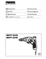 Предварительный просмотр 1 страницы Makita NHP1300S Instruction Manual