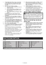 Предварительный просмотр 7 страницы Makita NLADML810 Instruction Manual