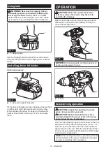 Preview for 10 page of Makita NUEVO XT296ST Instruction Manual