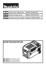 Makita Outdoor Adventure ADCW180 Instruction Manual preview