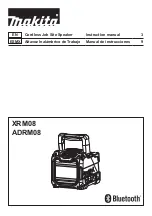 Makita Outdoor Adventure ADRM08 Instruction Manual preview