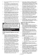 Preview for 4 page of Makita Outdoor Adventure XTK01 Instruction Manual