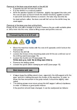 Preview for 21 page of Makita P-54190 Operating Instructions Manual