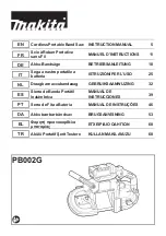 Makita PB002G Instruction Manual предпросмотр