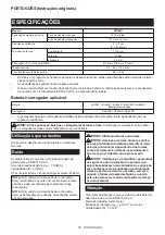 Preview for 46 page of Makita PB002GZ Instruction Manual