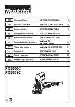 Preview for 1 page of Makita PC5000C Instruction Manual