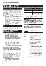 Предварительный просмотр 33 страницы Makita PDC01 Instruction Manual