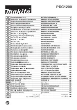 Makita PDC1200 Instruction Manual preview