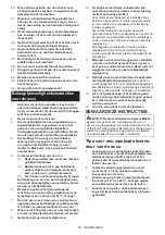 Предварительный просмотр 56 страницы Makita PDC1200 Instruction Manual