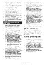 Предварительный просмотр 309 страницы Makita PDC1200 Instruction Manual