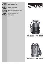 Preview for 1 page of Makita PF 0300 Operating Instructions Manual