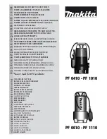 Makita PF 0410 Operating Instructions Manual предпросмотр