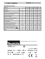 Предварительный просмотр 17 страницы Makita PF 0410 Operating Instructions Manual