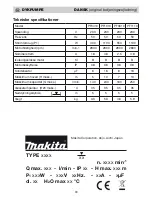 Предварительный просмотр 33 страницы Makita PF 0410 Operating Instructions Manual