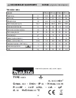 Предварительный просмотр 45 страницы Makita PF 0410 Operating Instructions Manual