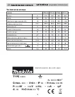 Предварительный просмотр 57 страницы Makita PF 0410 Operating Instructions Manual