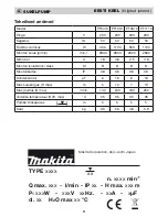 Предварительный просмотр 61 страницы Makita PF 0410 Operating Instructions Manual