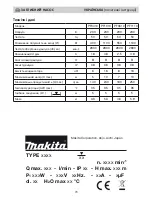 Предварительный просмотр 73 страницы Makita PF 0410 Operating Instructions Manual