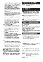 Preview for 8 page of Makita PF400MP Instruction Manual