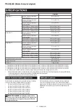 Preview for 11 page of Makita PF400MP Original Instruction