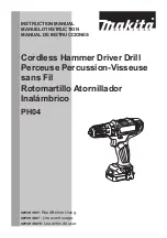 Preview for 1 page of Makita PH04 Instruction Manual