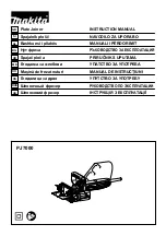 Preview for 1 page of Makita PJ7000 Instruction Manual