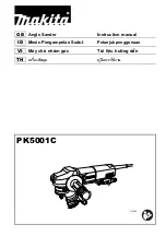 Makita PK5001C Instruction Manual preview