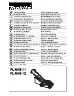 Makita PLM4611 Original Instruction Manual preview