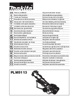 Makita PLM5113 Original Instruction Manual preview