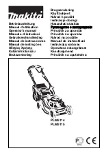 Makita PLM5115 Operator'S Manual предпросмотр