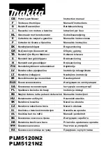 Preview for 1 page of Makita PLM5121N2 Instruction Manual