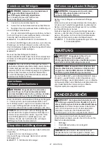 Preview for 21 page of Makita PT354DZJ Instruction Manual