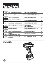 Makita PV301D Instruction Manual preview