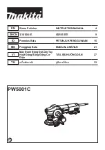 Preview for 1 page of Makita PW5001C Instruction Manual