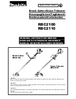 Предварительный просмотр 1 страницы Makita RBC2100 Original Instruction Manual