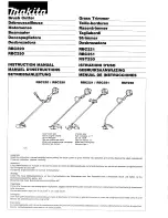 Preview for 1 page of Makita RBC221 Instruction Manual