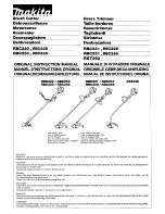 Makita RBC221 Original Instruction Manual preview