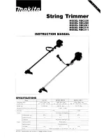 Preview for 1 page of Makita RBC230 Instruction Manual