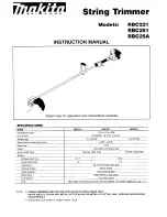 Makita RBC25A Instruction Manual preview