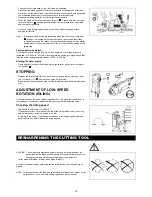 Предварительный просмотр 16 страницы Makita RBC3100 Original Instruction Manual