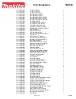 Предварительный просмотр 7 страницы Makita RBL500 Parts Breakdown