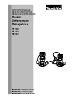 Предварительный просмотр 1 страницы Makita RD1101 Instruction Manual