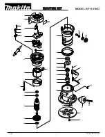 Preview for 1 page of Makita RF1101 Parts Manual