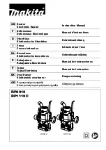 Preview for 1 page of Makita RP1110CJ Instruction Manual