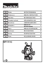 Makita RP1111C Instruction Manual preview