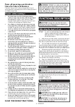 Предварительный просмотр 8 страницы Makita RP1111C Instruction Manual