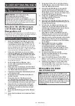 Предварительный просмотр 21 страницы Makita RP1111C Instruction Manual