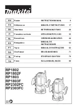 Предварительный просмотр 1 страницы Makita RP1802 Instruction Manual